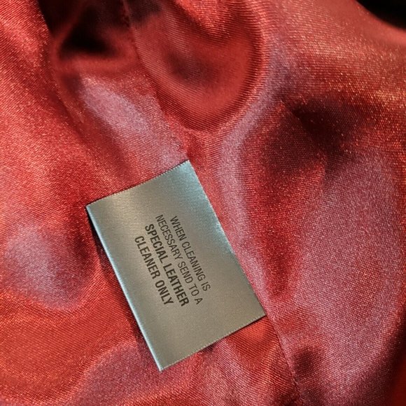 Pelle Studio Genuine Leather Black Jacket Coat Full zip collared Women's Small S - Picture 15 of 16